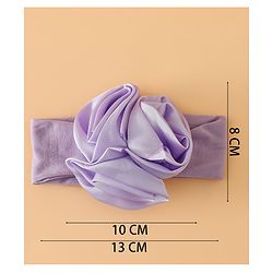 Babyhug Free Size Headbands with Floral Applique - Beige