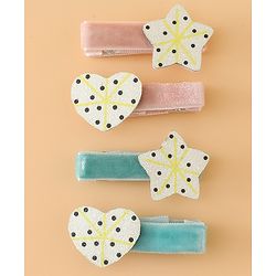 Babyhug Hair Pins And Clips Free Size - Pink