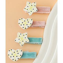 Babyhug Hair Pins And Clips Free Size - Pink