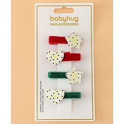 Babyhug Hair Pins And Clips Free Size - Pink