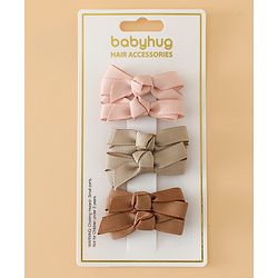Babyhug Hair Pins And Clips Free Size - Brown