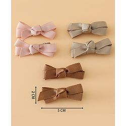 Babyhug Hair Pins And Clips Free Size - Brown