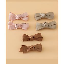 Babyhug Hair Pins And Clips Free Size - Brown