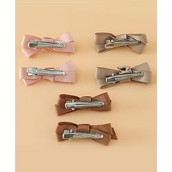 Babyhug Hair Pins And Clips Free Size - Brown