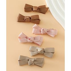 Babyhug Hair Pins And Clips Free Size - Brown