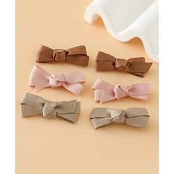 Babyhug Hair Pins And Clips Free Size - Brown