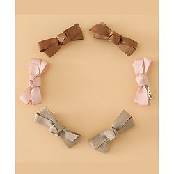Babyhug Hair Pins And Clips Free Size - Brown