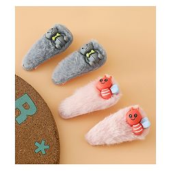 Babyhug Free Size Hair Pins And Clips 2 Pair - Multicolor