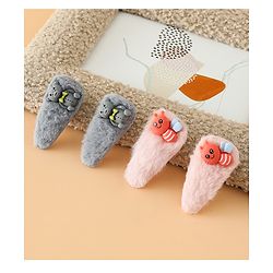 Babyhug Free Size Hair Pins And Clips 2 Pair - Multicolor