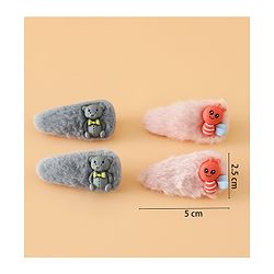 Babyhug Free Size Hair Pins And Clips 2 Pair - Multicolor