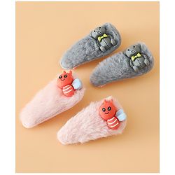 Babyhug Free Size Hair Pins And Clips 2 Pair - Multicolor