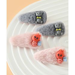 Babyhug Free Size Hair Pins And Clips 2 Pair - Multicolor