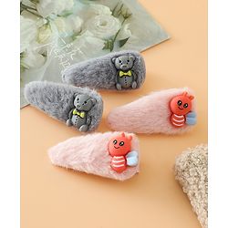 Babyhug Free Size Hair Pins And Clips 2 Pair - Multicolor