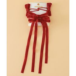 Babyhug Hair Pins And Clips Free Size - Red