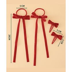 Babyhug Hair Pins And Clips Free Size - Red