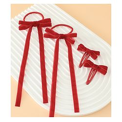 Babyhug Hair Pins And Clips Free Size - Red