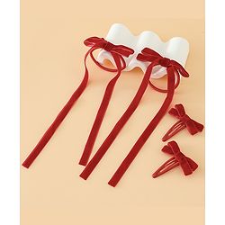 Babyhug Hair Pins And Clips Free Size - Red