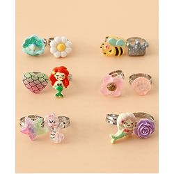 Babyhug Finger Ring Pack of 12 Multicolor Free Size Girl