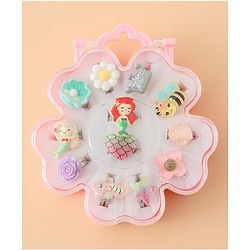 Babyhug Finger Ring Pack of 12 Multicolor Free Size Girl