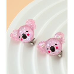 Babyhug Earrings Multicolor Free Size Girl Pair of 6 - Pink & Puprle