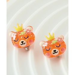 Babyhug Earrings Multicolor Free Size Girl Pair of 6 - Pink & Puprle