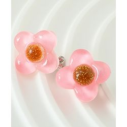Babyhug Earrings Multicolor Free Size Girl Pair of 6 - Pink & Puprle