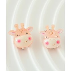 Babyhug Earrings Multicolor Free Size Girl Pair of 6 - Pink & Puprle
