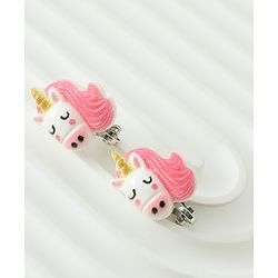 Babyhug Earrings Multicolor Free Size Girl Pair of 6 - Pink & White