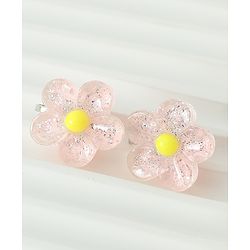 Babyhug Earrings Multicolor Free Size Girl Pair of 6 - Pink & White