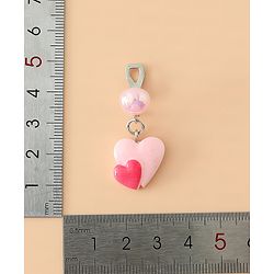 Babyhug Kids Pastel Beaded Jewellery Set with Cute Charms - Pink & Red