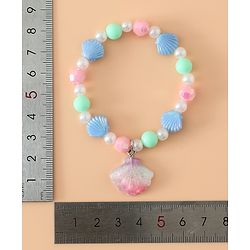 Babyhug Kids Pastel Beaded Jewellery Set with Cute Charms - Pink & Red