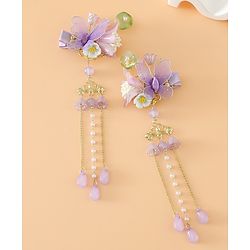 Babyhug Free Size Hair Pins And Clips - Purple