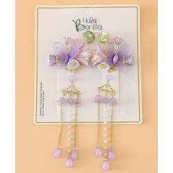 Babyhug Free Size Hair Pins And Clips - Purple