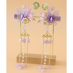 Babyhug Free Size Hair Pins And Clips - Purple