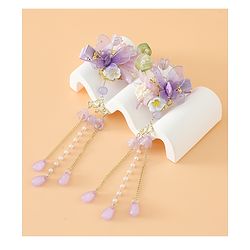 Babyhug Free Size Hair Pins And Clips - Purple