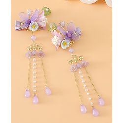 Babyhug Free Size Hair Pins And Clips - Purple