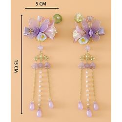 Babyhug Free Size Hair Pins And Clips - Purple