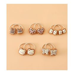 Babyhug Hair Rubber Band Pack of 2 Free Size -Brown