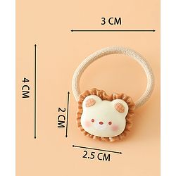 Babyhug Hair Rubber Band Pack of 2 Free Size -Brown