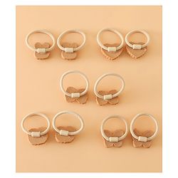 Babyhug Hair Rubber Band Pack of 2 Free Size -Brown