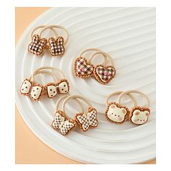 Babyhug Hair Rubber Band Pack of 2 Free Size -Brown