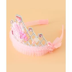 Babyhug Free Size Tiara Hair Bands - Pink