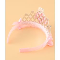 Babyhug Free Size Tiara Hair Bands - Pink