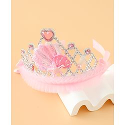 Babyhug Free Size Tiara Hair Bands - Pink