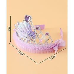 Babyhug Free Size Tiara Hair Bands - Pink