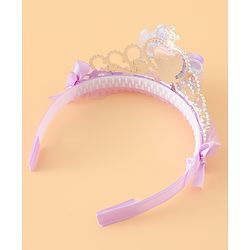 Babyhug Free Size Hair Bands with Butterfly Applique - Purple