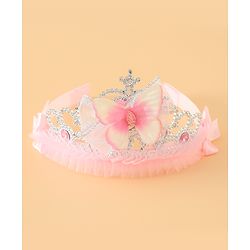 Babyhug Free Size Hair Bands with Butterfly Applique - Purple