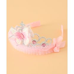 Babyhug Free Size Hair Bands with Butterfly Applique - Purple