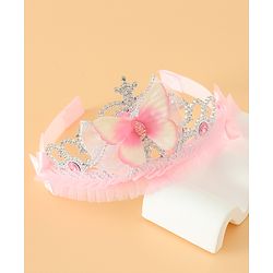 Babyhug Free Size Hair Bands with Butterfly Applique - Purple