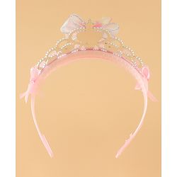 Babyhug Free Size Hair Bands with Butterfly Applique - Purple